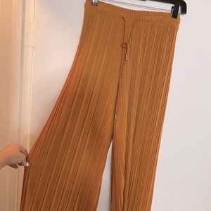 Mustard/burnt organs palazzo pants